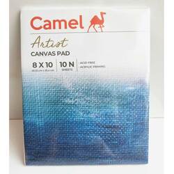 Came Artist Canvas Pad 10Shts 8x10inch or 20.32x25.4cm